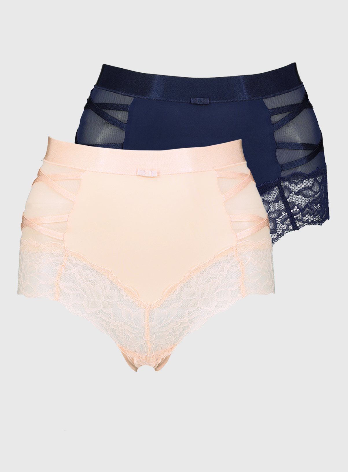 Secret Shaping Peach & Navy Light Control Knickers 2 Pack Reviews